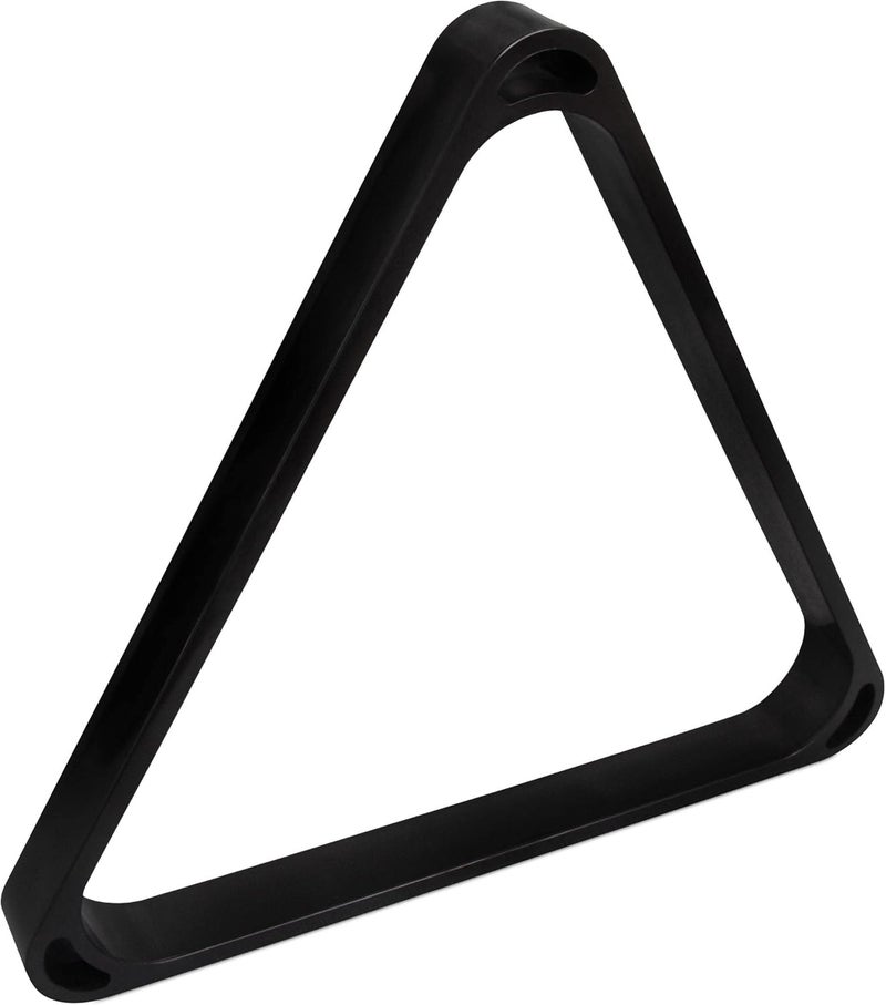 okko Billiard Pool Table Heavy-Duty Deluxe Plastic 8 Ball Triangle Rack for 2 1/4" Pool Balls - Image 1